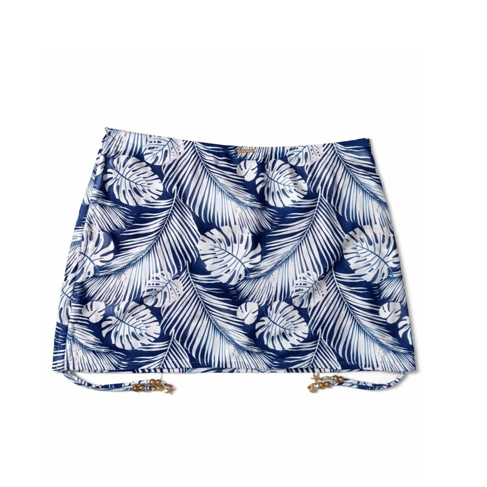 NWT Blue Leaf Swim Skirt - Picture 2 of 5